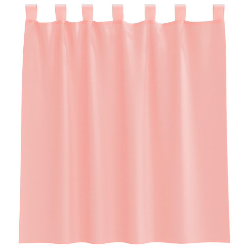 Voile Vorhänge mit Stangentaschen 2 Stk. Rosa