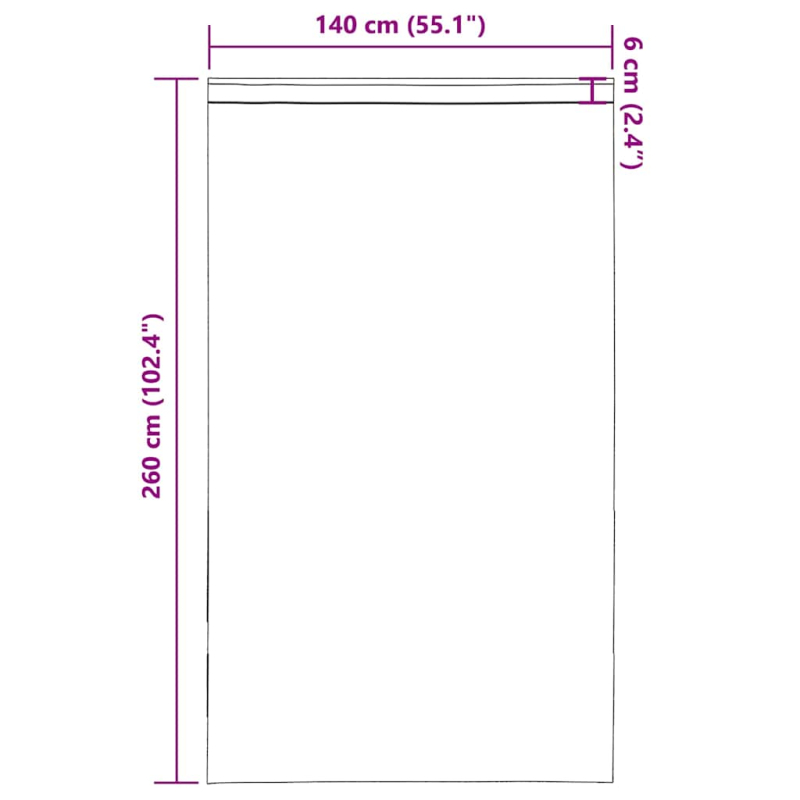 Voile Vorhänge mit Stangentaschen 2 Stk. Rosa