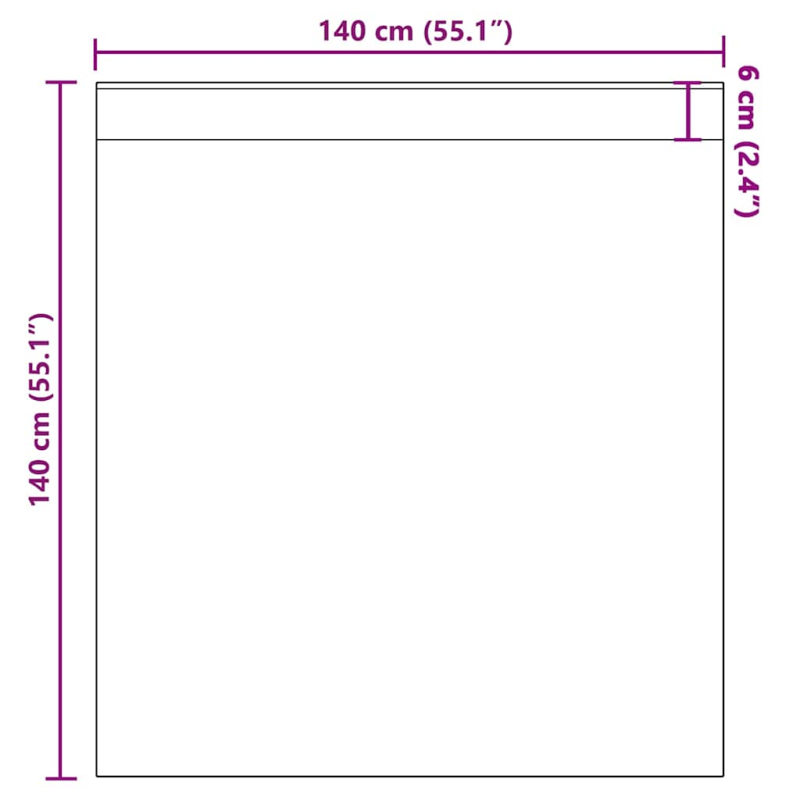 Voile Vorhänge mit Stangentaschen 2 Stk. Weinrot