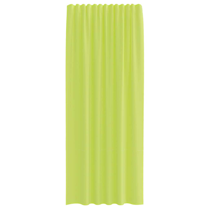 Voile Vorhänge mit Lasche 2 Stk. Apfelgrün