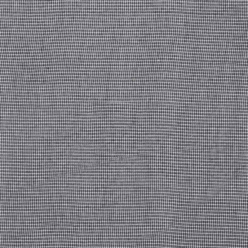 Voile Vorhänge mit Lasche 2 Stk. Schwarz