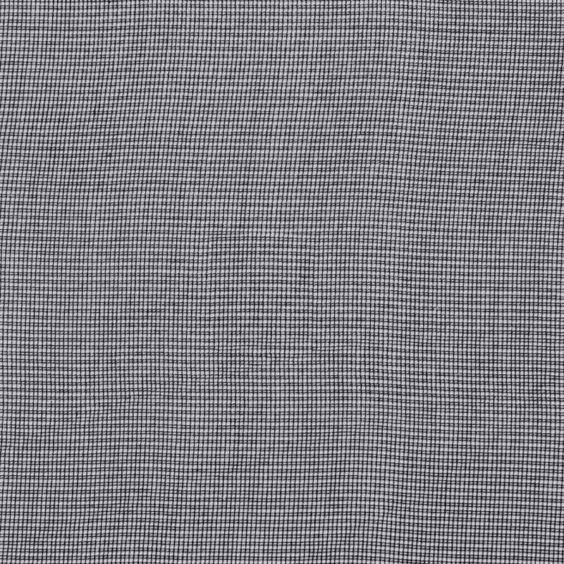 Voile Vorhänge mit Lasche 2 Stk. Schwarz