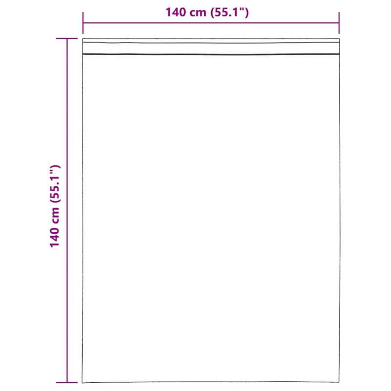 Voile Vorhänge mit Lasche 2 Stk. Braun