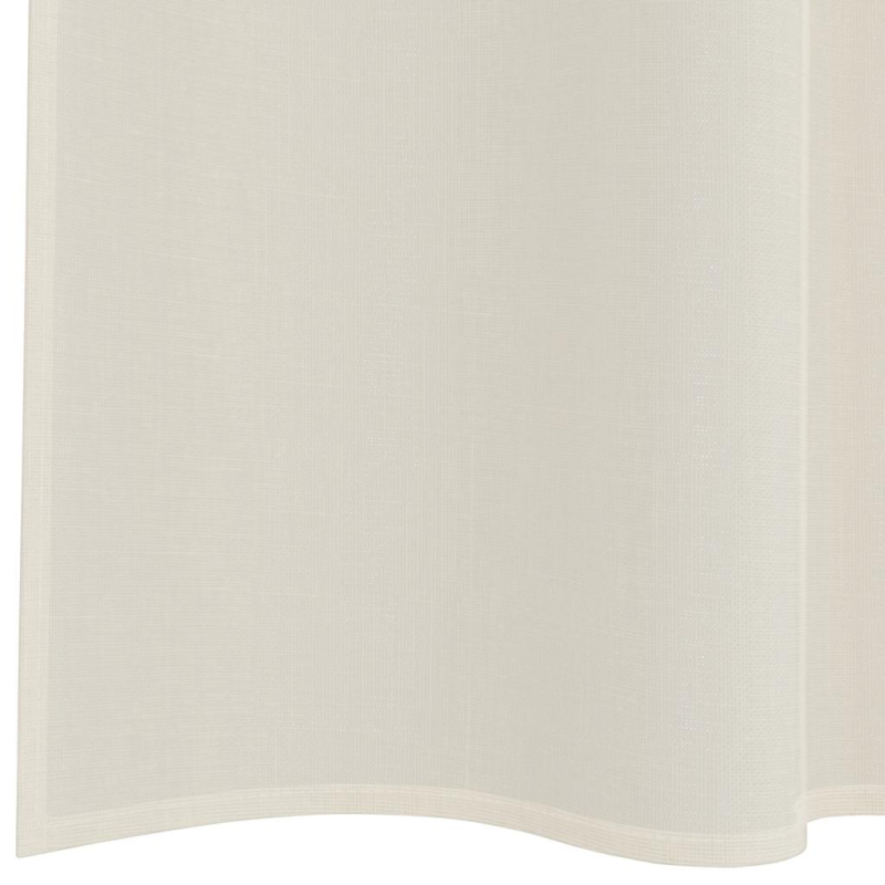Voile Vorhänge mit Lasche 2 Stk. Creme