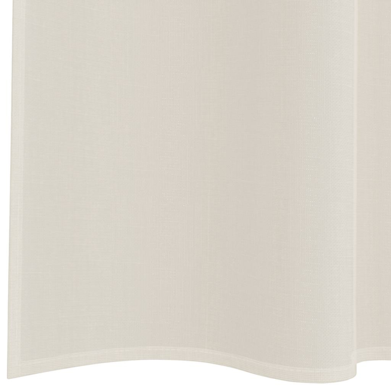 Voile Vorhänge mit Lasche 2 Stk. Creme