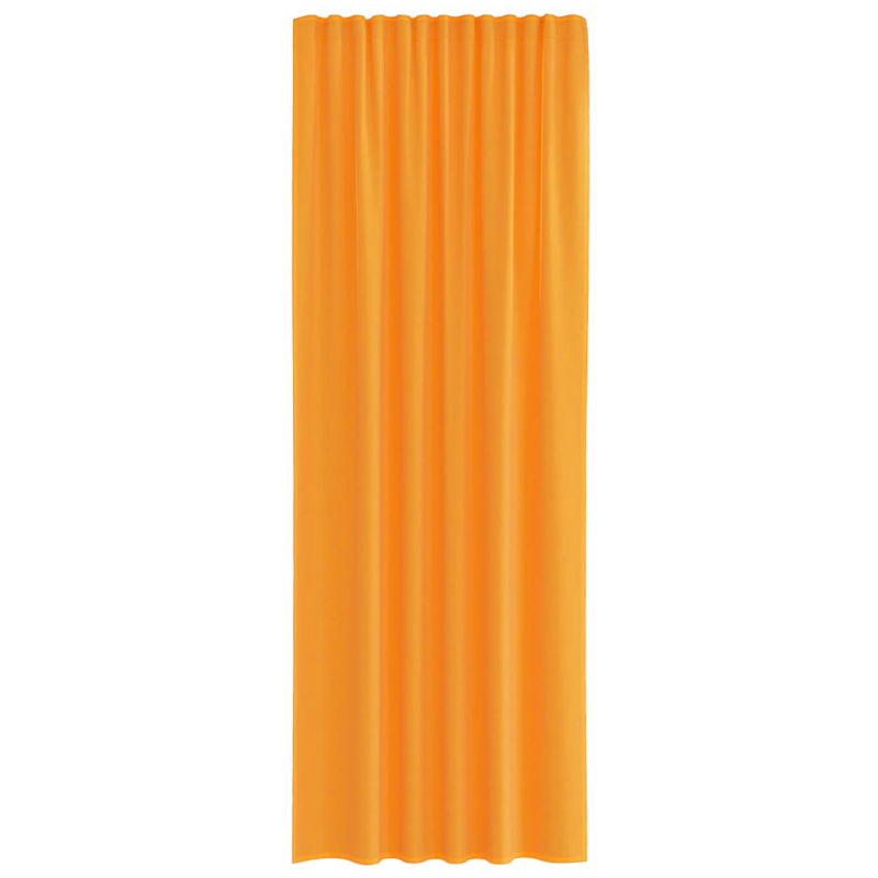 Voile Vorhänge mit Schlaufen 2 Stk. Orange 140x260 cm