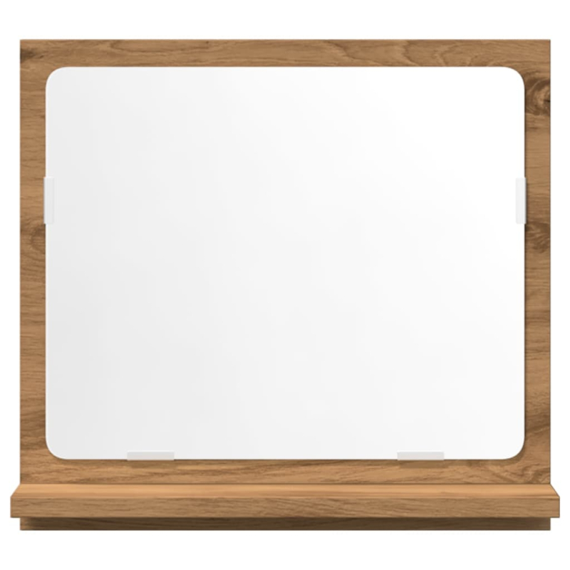 Badspiegel mit Ablage Artisan-Eiche 40x11x37 cm Holzwerkstoff