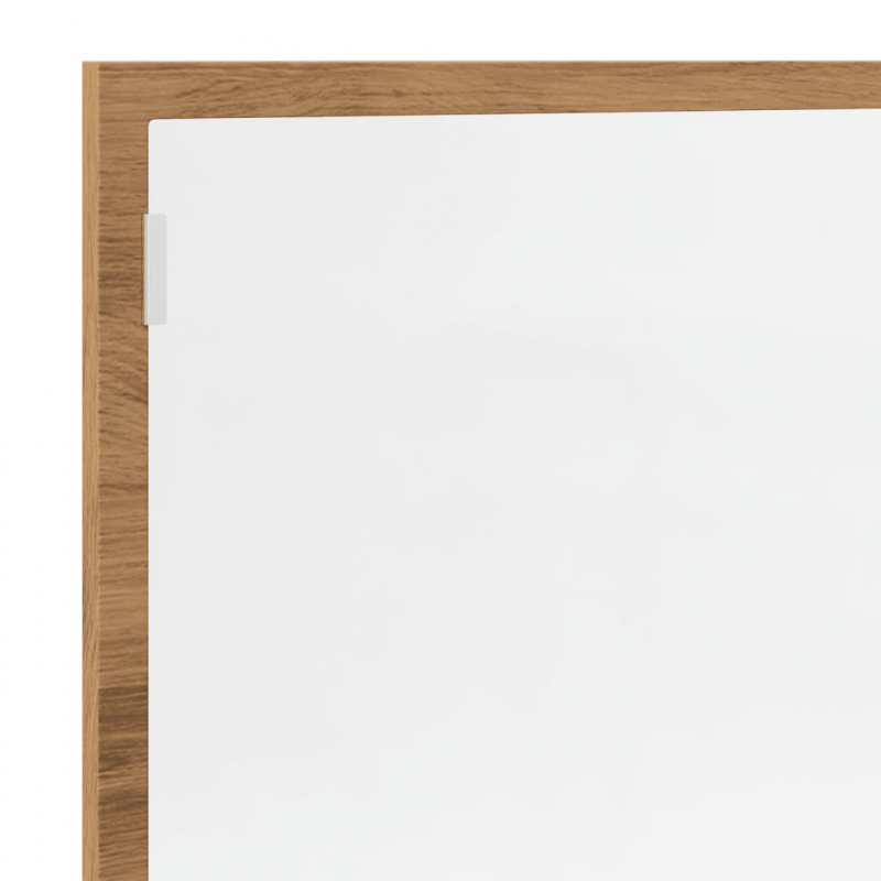 LED-Badspiegel Artisan-Eiche 100x8,5x37 cm Holzwerkstoff