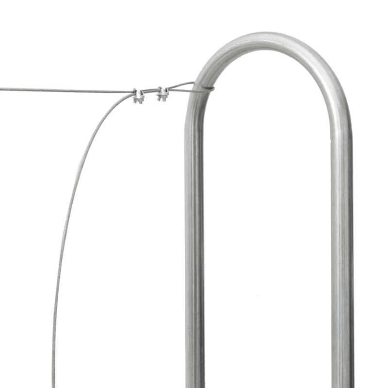 Kaminholzregal 200x25x150 cm Stahl verzinkt