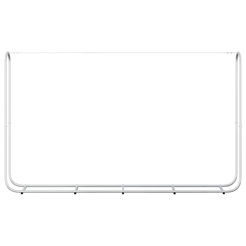 Kaminholzregal 250x25x150 cm Stahl verzinkt