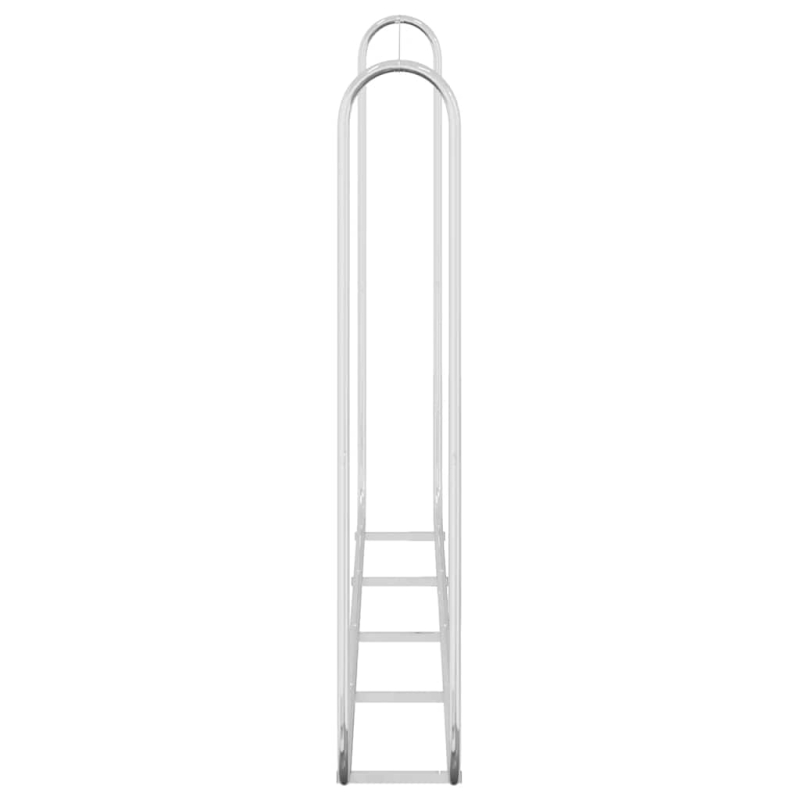 Kaminholzregal 250x25x150 cm Stahl verzinkt