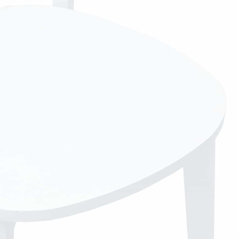 Esszimmerstühle 2 Stk. Weiß Massivholz Gummibaum