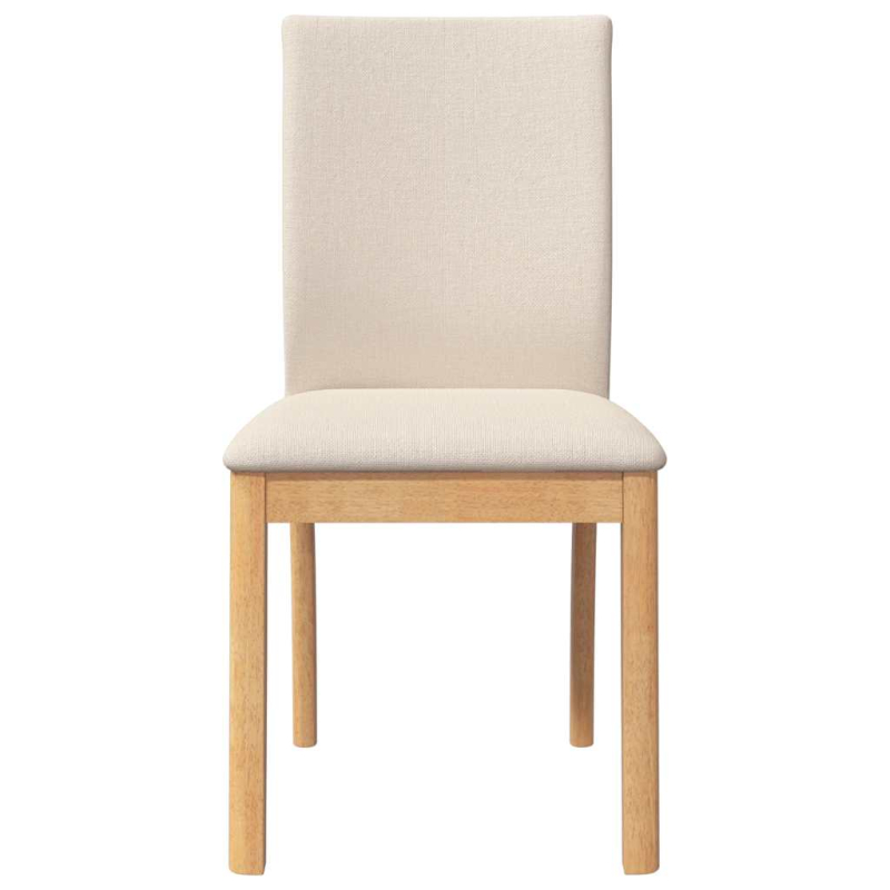 Esszimmerstühle mit Kissen 2 Stk. Massivholz Gummibaum