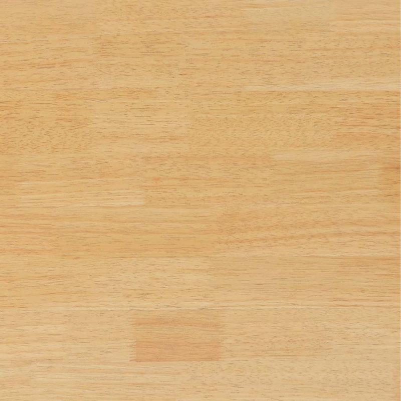 Barhocker mit Kissen 2 Stk. Natur Massivholz Gummibaum