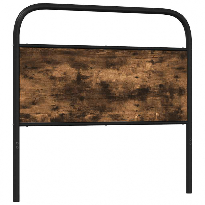 Kopfteil Räuchereiche 100 cm Stahl und Holzwerkstoff