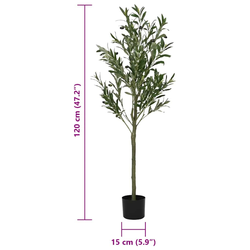 Olivenbaum Künstlich 450 Blätter 120 cm Grün