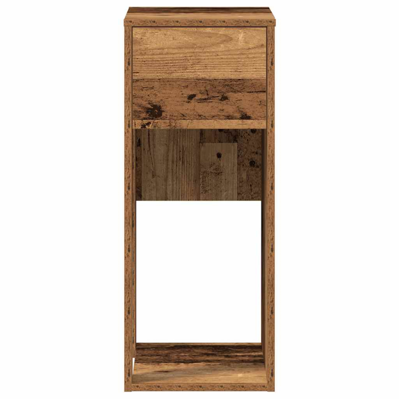 Computerschrank mit Schublade Altholz-Optik 30x44x74 cm