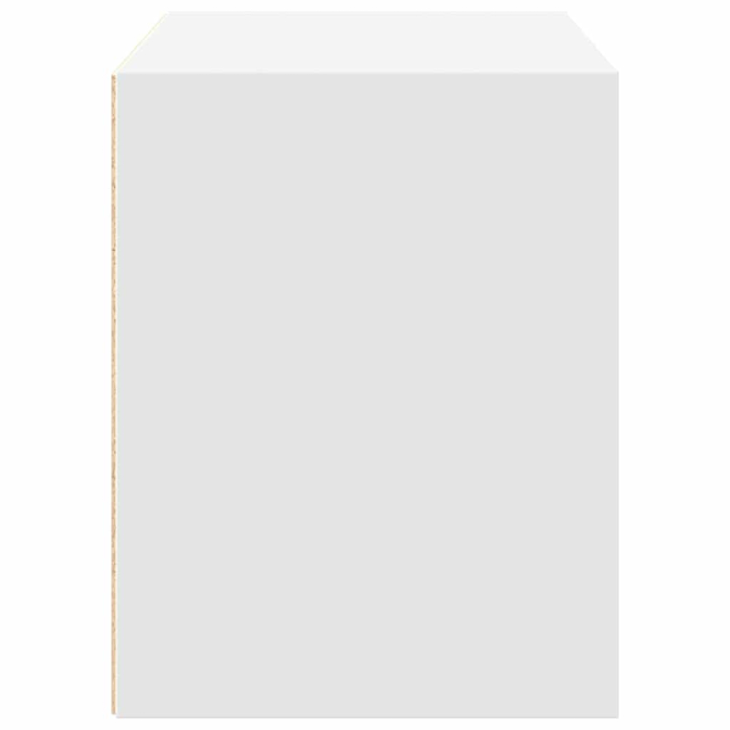 Schrank mit 2 Schubladen Weiß 60x31x40 cm Holzwerkstoff