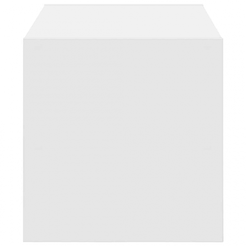 Schuhregal Stapelbar Weiß 60x30x30,5 cm