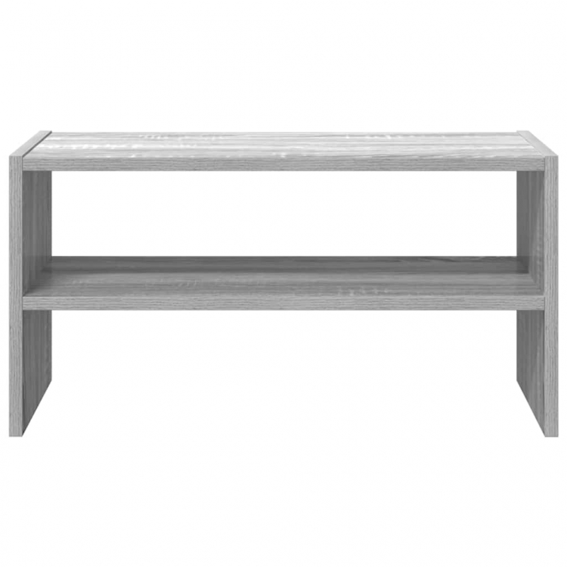 Schuhregal Stapelbar Grau Sonoma 60x30x30,5 cm