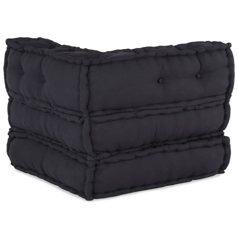 Pouf Modular Anthrazit 70x70x54 cm Stoff