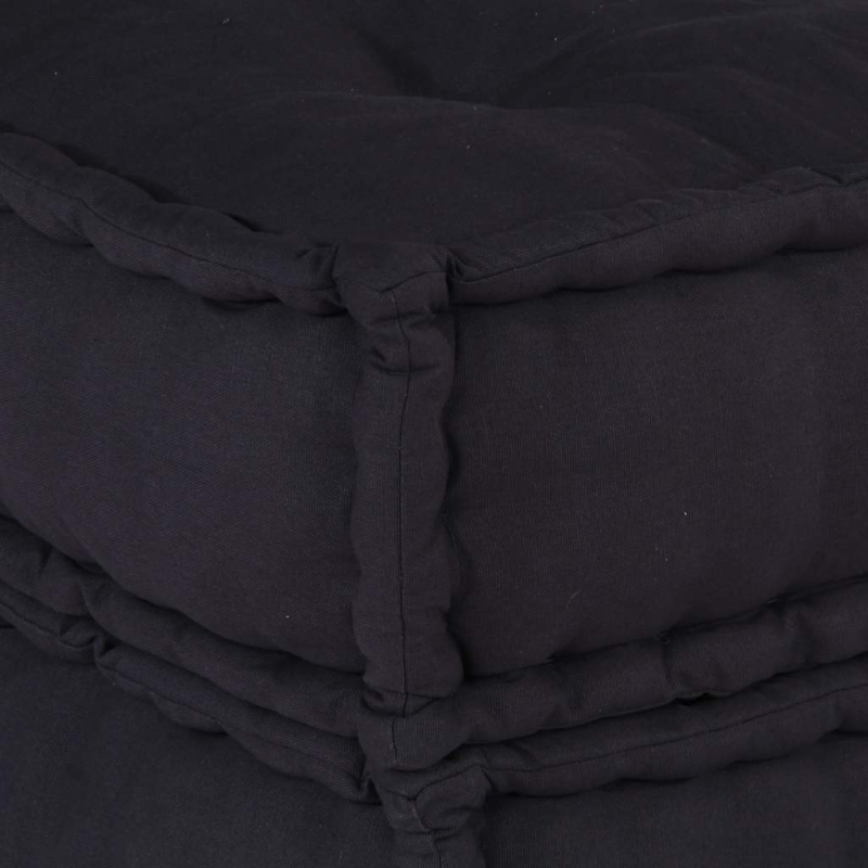 Pouf Modular Anthrazit 70x70x36 cm Stoff