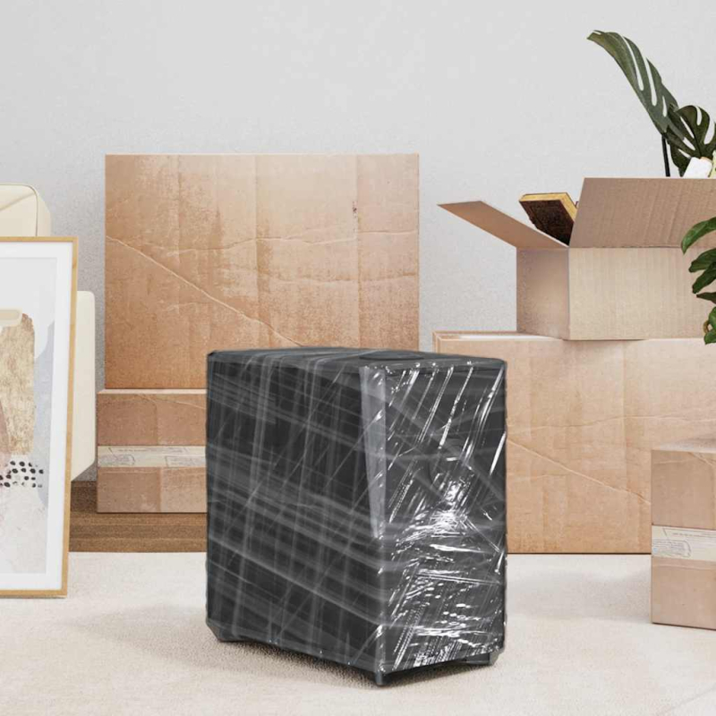 Stretchfolie 2 Stk. Transparent 30 ?m 50 cm x 150 m