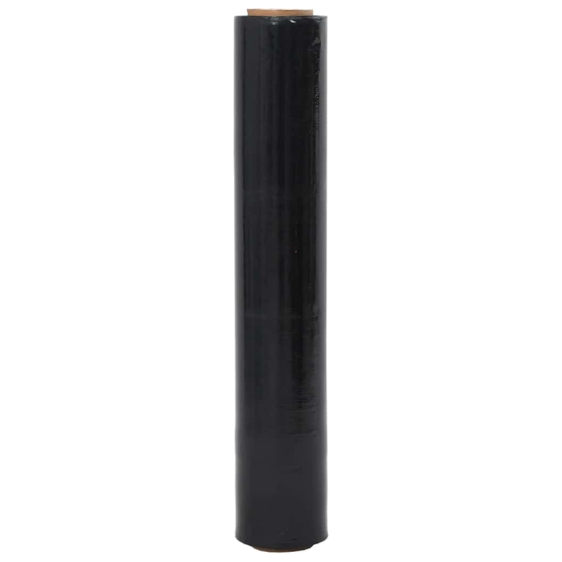 Stretchfolie 2 Stk. Schwarz 17 ?m 50 cm x 150 m