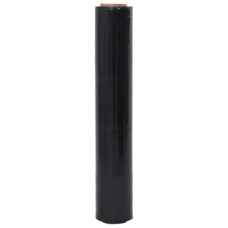 Stretchfolie 2 Stk. Schwarz 30 ?m 50 cm x 150 m
