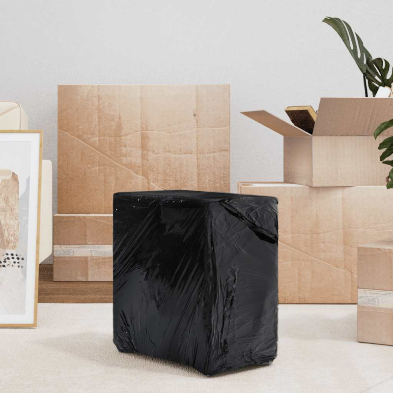 Stretchfolie 6 Stk. Schwarz 23 ?m 50 cm x 150 m