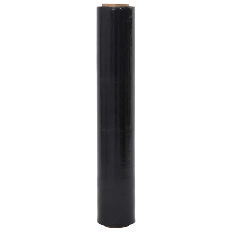Stretchfolie 6 Stk. Schwarz 23 ?m 50 cm x 150 m