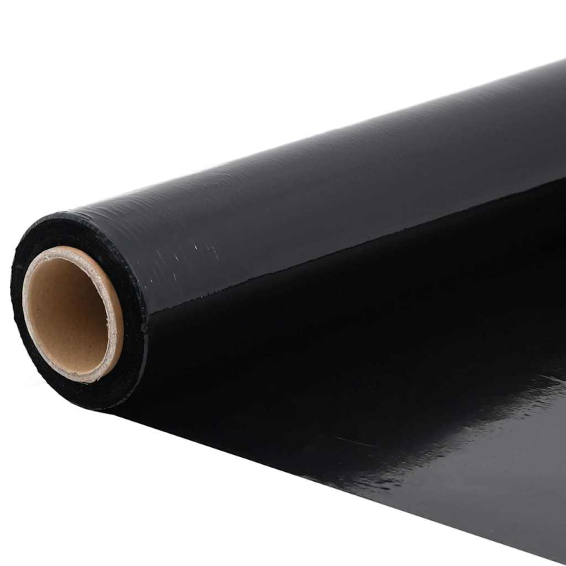Stretchfolie 6 Stk. Schwarz 23 ?m 50 cm x 150 m