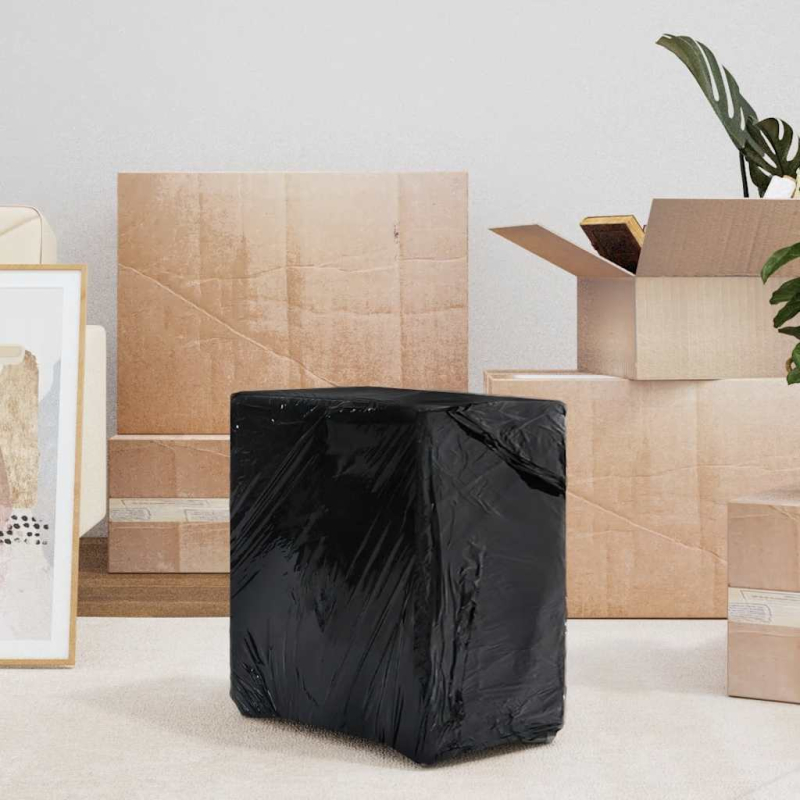 Stretchfolie 6 Stk. Schwarz 20 ?m 50 cm x 300 m