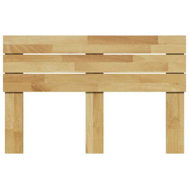 Kopfteil 120 cm Massivholz Eiche