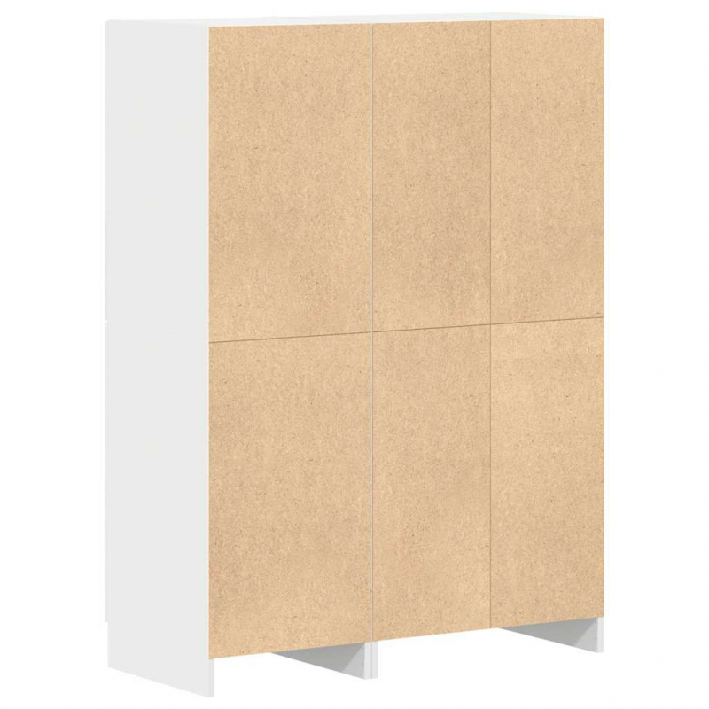 2-tlg. Küchenschrank-Set Weiß Holzwerkstoff