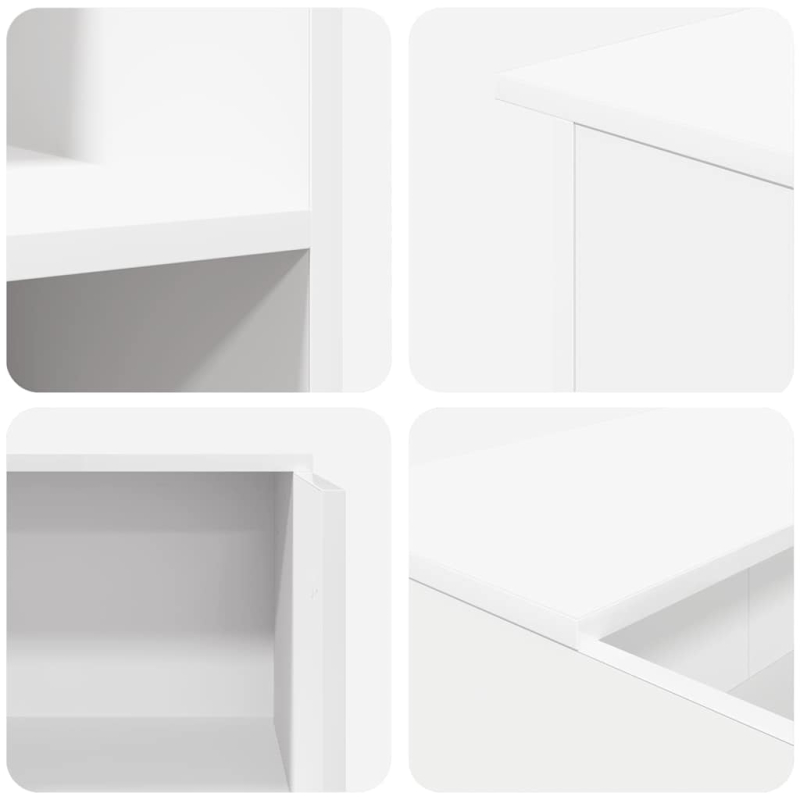 Empfangstheke Weiß 100x50x103,5 cm Holzwerkstoff