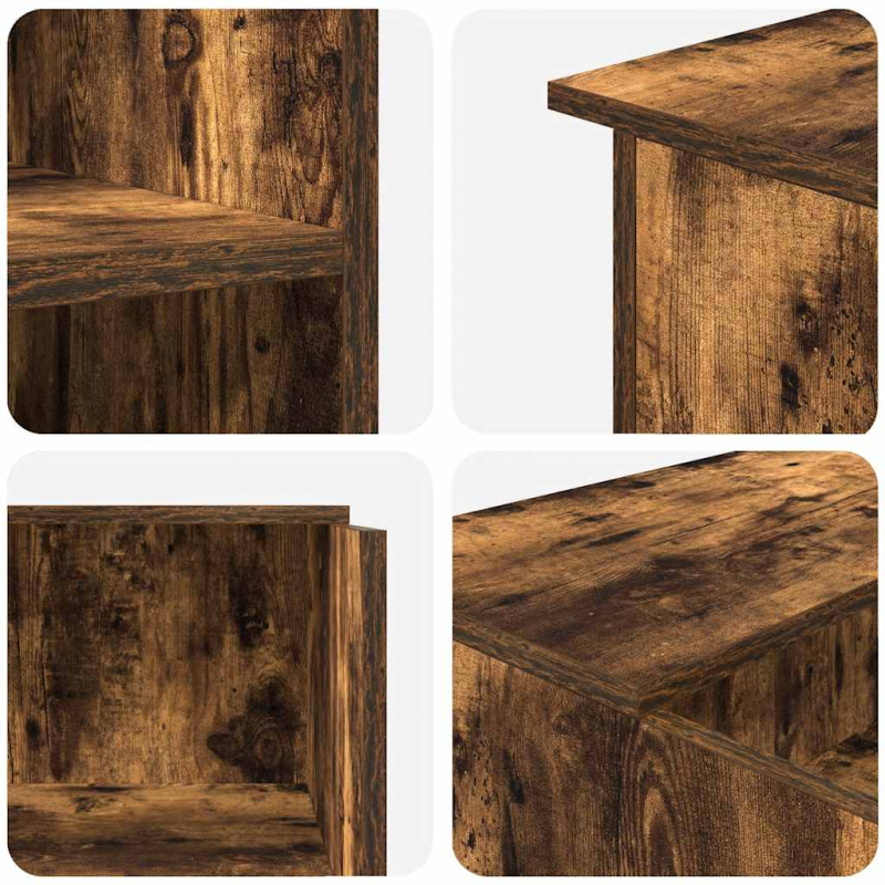 Empfangstheke Räuchereiche 100x50x103,5 cm Holzwerkstoff