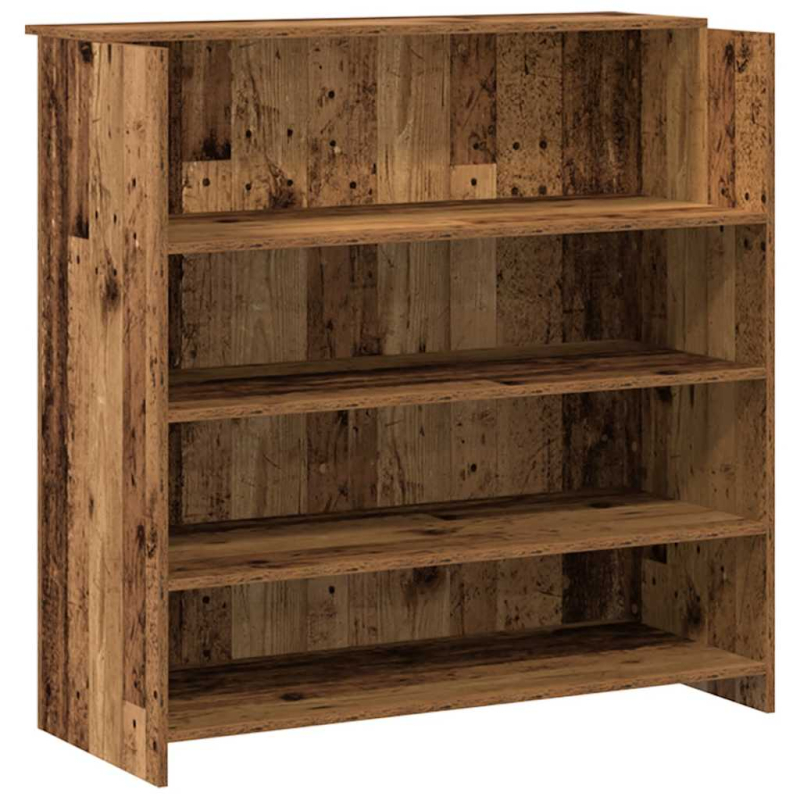 Empfangstheke Altholz-Optik 200x50x103,5 cm Holzwerkstoff
