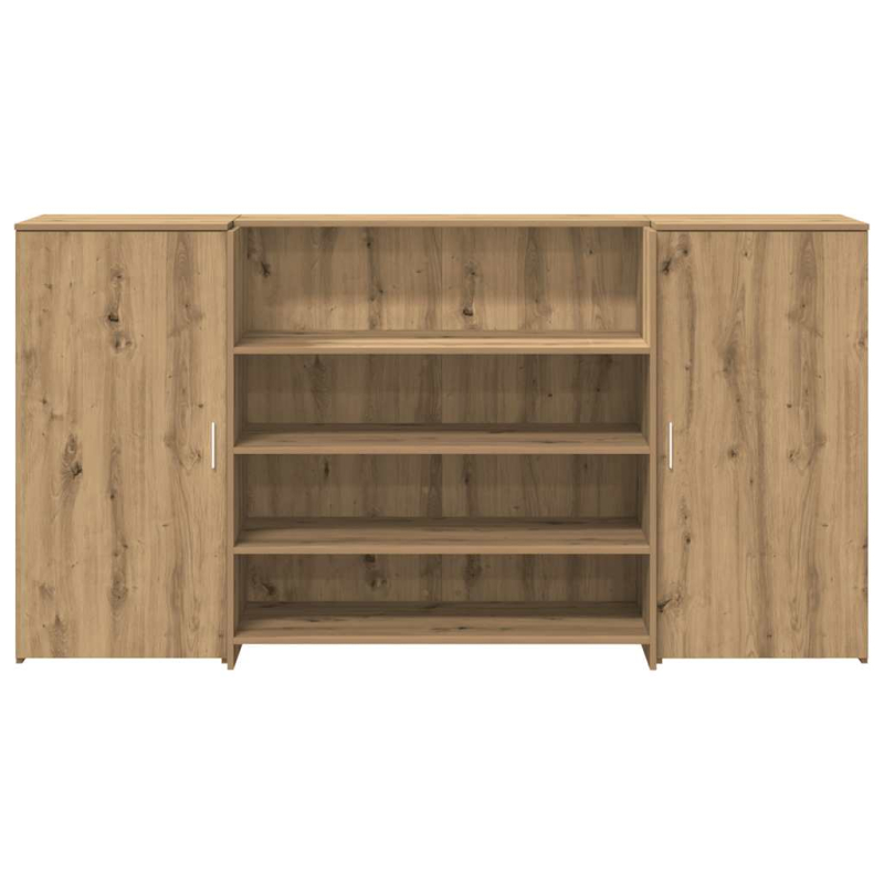 Empfangstheke Artisan-Eiche 200x50x103,5 cm Holzwerkstoff