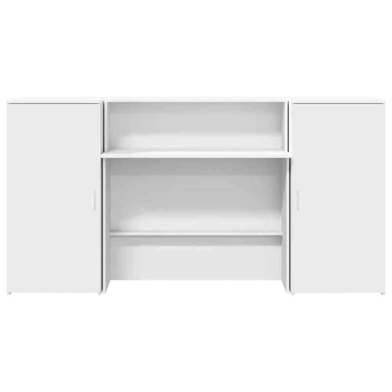 Empfangstheke Weiß 200x50x103,5 cm Holzwerkstoff