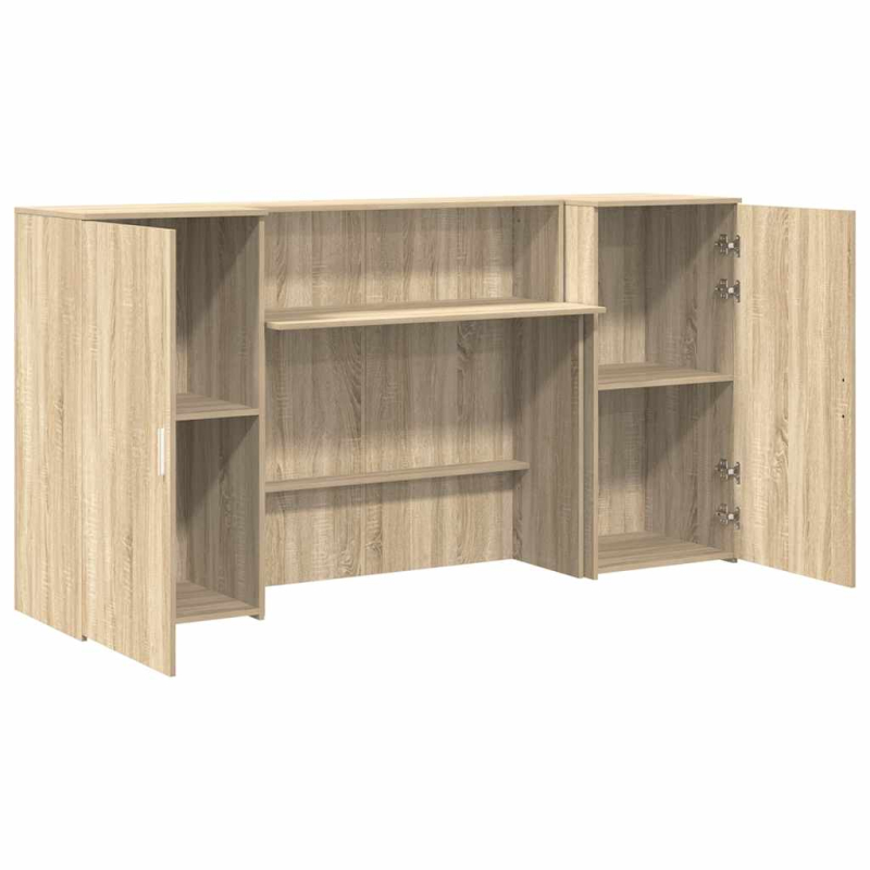 Empfangstheke Sonoma-Eiche 200x50x103,5 cm Holzwerkstoff