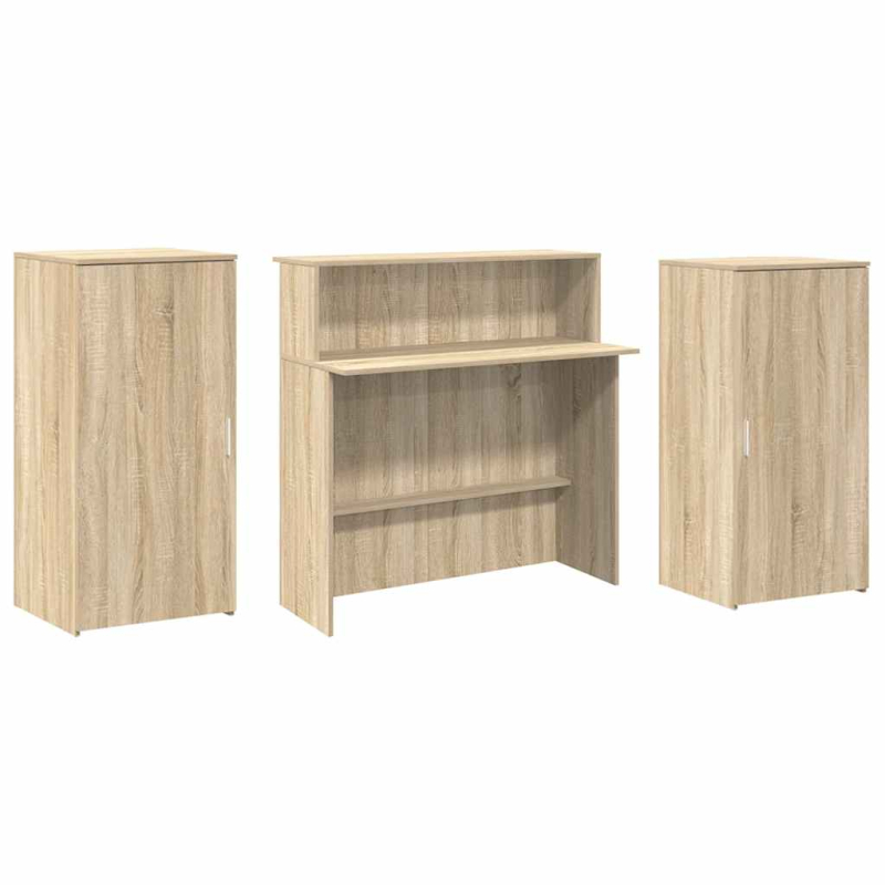 Empfangstheke Sonoma-Eiche 200x50x103,5 cm Holzwerkstoff