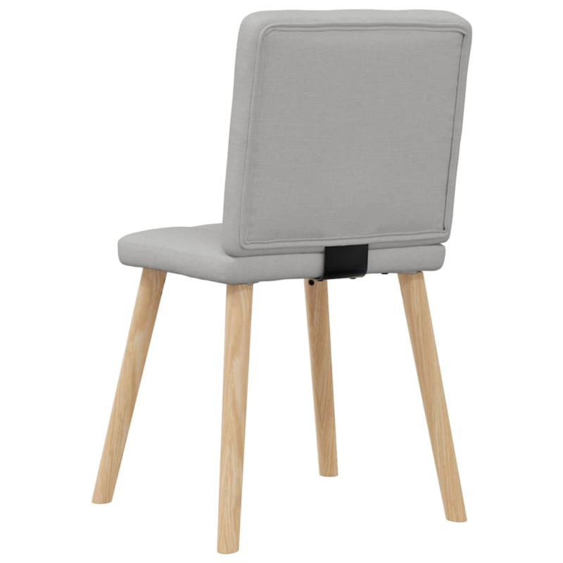 Esszimmerstühle 2 Stk. Wolkengrau Stoff