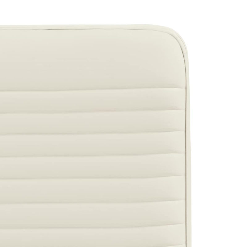 Esszimmerstühle 2 Stk. Creme Samt