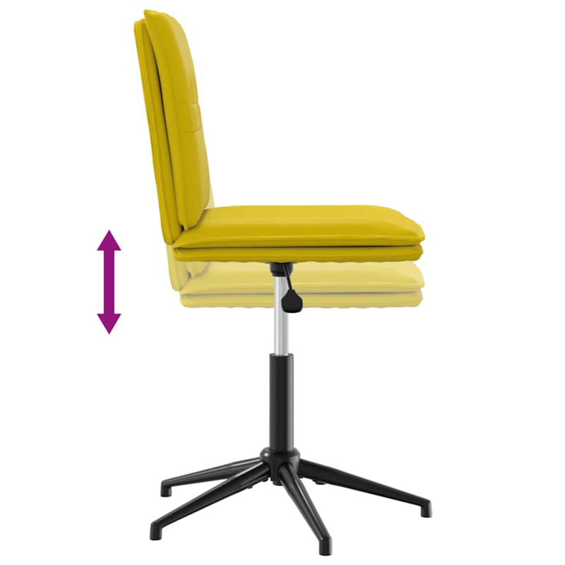 Esszimmerstuhl Gelb Samt