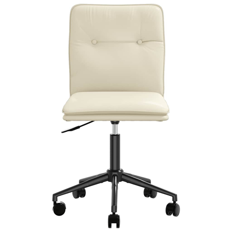 Esszimmerstuhl Creme Kunstleder