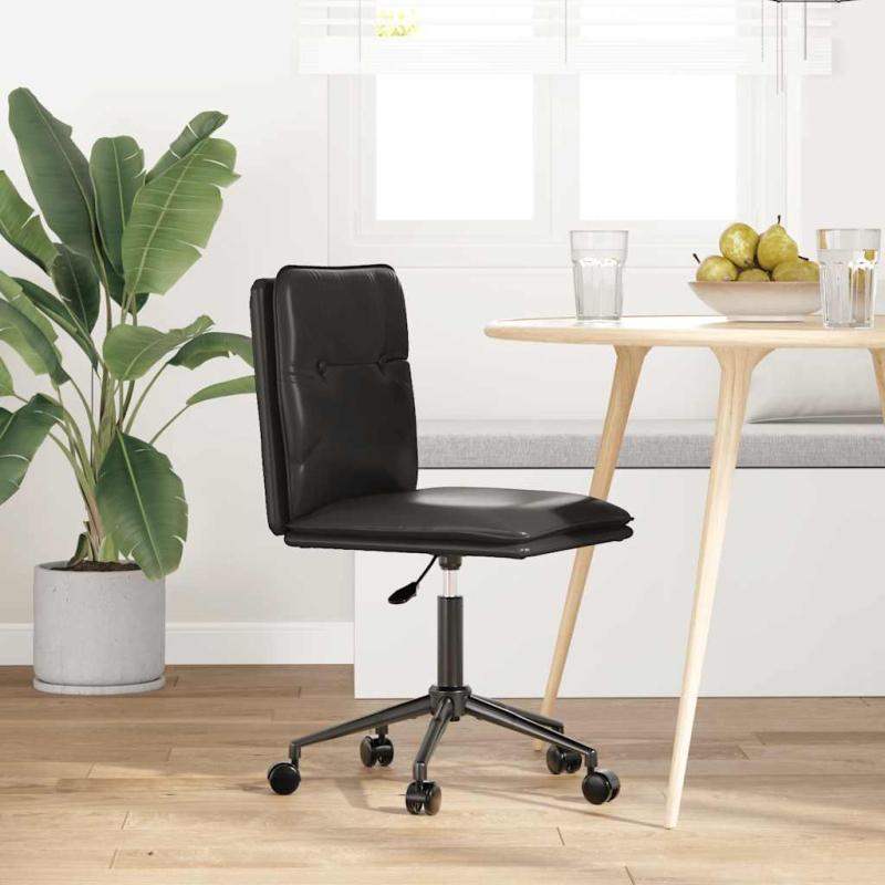 Esszimmerstuhl Schwarz Kunstleder