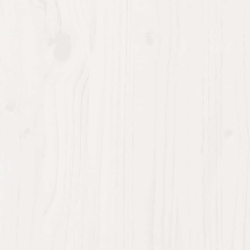 Gartenstühle 2 Stk. Weiß 60x64x70,5 cm Massivholz Kiefer