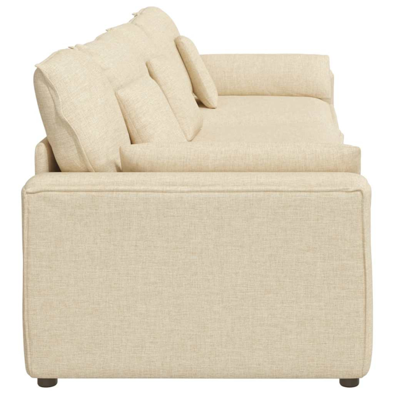 Modulares Sofa mit Kissen Cream