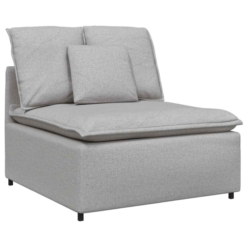 Modulares Sofa mit Kissen Wolkengrau
